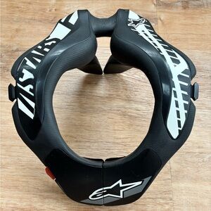 Alpinestars Black and White Kids Neck Support